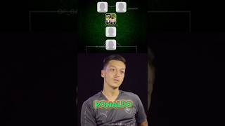 Özil Picked his 5ASIDE Team With Madrid Legends 😱🔥 what is Your 5ASIDE Team🤔 efootball2024 [upl. by Adaha]