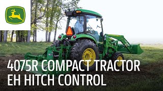 4075R EH Hitch Feature  John Deere Compact Utility Tractors [upl. by Eyram]