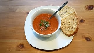 Recette facile et rapide  Le gaspacho fraîcheur [upl. by Eivad]