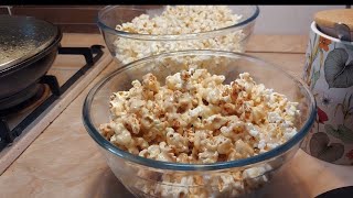 Home made Popcorn ASMR [upl. by Eimar701]