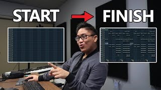 MAKING AN ENTIRE BEAT FROM START TO FINISH IN FL STUDIO Full Beatmaking Process [upl. by Cleodal]