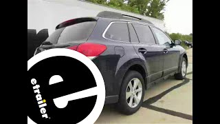 etrailer  2013 Subaru Outback Wagon DrawTite Trailer Hitch Receiver Complete Installation [upl. by Eizdnil995]