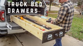 How To Build Truck Bed Drawers  SUV Drawer  DIY [upl. by Safir]