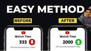 How To Get More Watch Time On YouTube in 2024 [upl. by Kiran795]