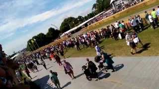 Mazda 767b Crash at Goodwood FOS 2015 [upl. by Sowell]