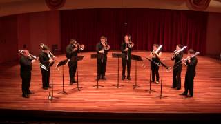 CSU Trombone Octet  Full Tilt [upl. by Norri209]