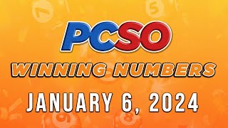 P607M Jackpot Grand Lotto 655 2D 3D 6D and Lotto 642  January 6 2024 [upl. by Garda]