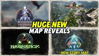 4 New Ark Map Reveals Extinction Ragnarok Valguero amp New Story Map Ark Survival Ascended [upl. by Fortunna]