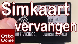 Hoe vervang je een SIMkaart van een iPhone Mobile Vikings [upl. by Akym449]