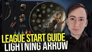 PoE 323  Lightning Arrow League Start Guide [upl. by Assetak71]