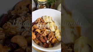 Simple recipe How to make granola recipe granolarecipe brunchideas breakfastrecipe yogurt [upl. by Swinton780]