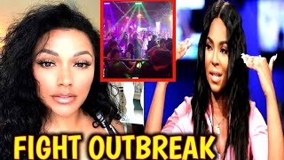 BRUTAL Fight BREAKOUT at ASHANTI and NELLYS Baby Welcome Party as SHANTEL Makes the UNBELIEVABLE [upl. by Yenterb]