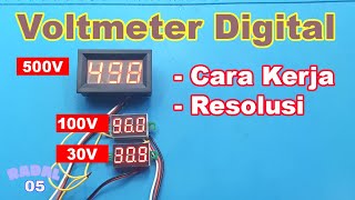 Volt meter digital 30V 100V 500V  Voltmeter digital 100V 500V 30V [upl. by Seligman547]