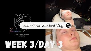 Esthetician School Student Vlog 2024 Week 3Day 3 Ogle School TouchedByTyHairCo [upl. by Vandyke518]