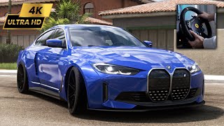 BMW i4 eDrive40 Forza Horizon 5  4090 RTX 4K Gameplay [upl. by Eiuqnom646]