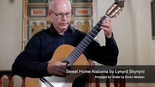 Sweet Home Alabama Lynyrd Skynyrd  Danish Guitar Performance  Soren Madsen [upl. by Novyar]