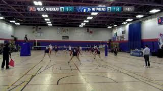 RSEQ D1 Volleyball Féminin 🏐 AndréLaurendeau  Outaouais 20231201 [upl. by Sinclare]