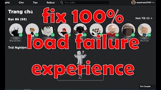 Fix Experiences failed to load Roblox in Vietnam  100 success [upl. by Natka]