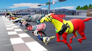 49 Incredible Animals Race Go HeadtoHead in the Animal Grand Prix [upl. by Edge298]