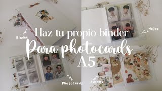 Haz tu propio binder para photocards de 4 espacios y decóralo [upl. by Ivers]