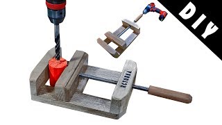 Drill Press Vise  DIY homemade drill press vise [upl. by Egwin]