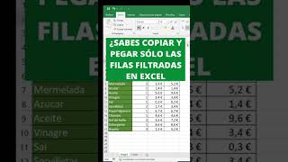 Cómo trasladar copiar y pegar tablas enteras en Excel youtube youtubeshorts shortvideo [upl. by Cavuoto]