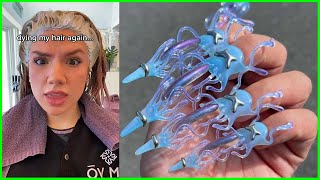 🏵️ NAIL ART STORYTIME TIKTOK 🏵️ NEW Bailey Spinn Idol  POVs Tiktok 42 [upl. by Berton]