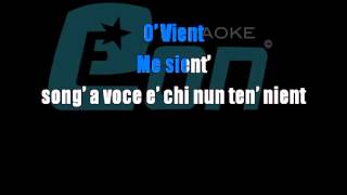 Clementino O vient cori Eon karaoke demo [upl. by Leirum]