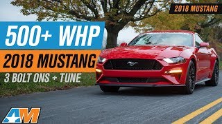 Hitting 500 RWHP NA In Our 2018 Ford Mustang GT With Bolt Ons [upl. by Hadnama]