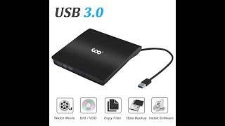 COO External DVD Drive USB 30 Portable CD DVD Optical Drive [upl. by Rachael444]