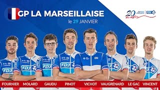 Compo de léquipe FDJ pour le GP La Marseillaise [upl. by Ennyroc]