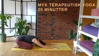 Myk terapeutisk yoga for alle  20 minutter [upl. by Eselahc]