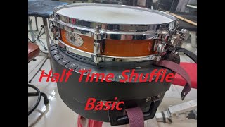 Pearl Maple Piccolo Snare Drum  Half Time Shuffle Lesson [upl. by Osicran575]