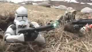 10th Clone down stopmotion star wars by xuande88 [upl. by Lillie]