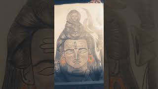 new drawing glow art  drawing of glow art of Mahadev [upl. by Garrison]