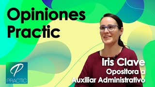 Academia Practic opiniones  Iris Clave  Opositora a Auxiliar Administrativo [upl. by Rebel]