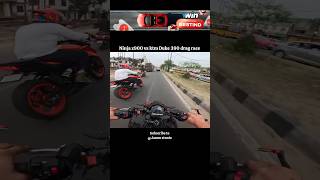 Kawasaki ninja z900 vs ktm Duke 390 drag race shorts rider viral [upl. by Oizirbaf197]