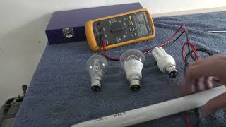 Test electric light bulbs and tubes with a multimeter [upl. by Wyck]