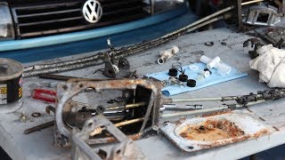 How to rebuild your Mk3 12v Vr6 O2A shifter [upl. by Fenny712]