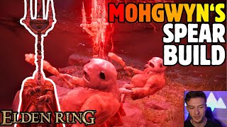 OP MOHGWYNS SACRED SPEAR Build Guide Elden Ring [upl. by Acinnod]