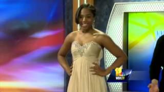 Synchronicity Prom Fashions Parade of Prom Dresses with Red Carpet Flair on WBALTV [upl. by Shell]