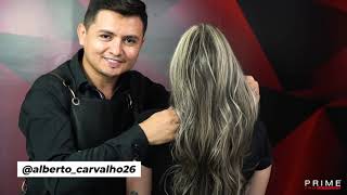 Balayage Technique using a Highlighting Cap  Profit Of Color with Alberto Carvalho 🇺🇸 [upl. by Kirby]