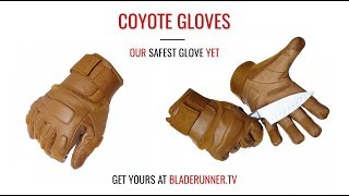 Cut proof test of the new cut resistant Coyote Glove from Bladerunnertv [upl. by Wolgast31]