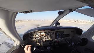 Solo flight in amman jordan and night landing in aqaba airport [upl. by Greggs]