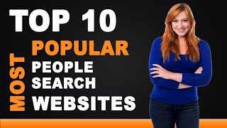 Best People Search Websites  Top 10 List [upl. by Orapma]