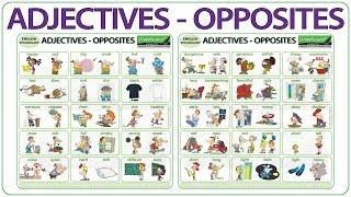 Adjectives  Opposites in English [upl. by Shama301]