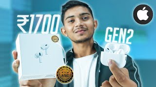 Airpods pro Gen 2 Clone Copy review  ANC and GPS  Airpods pro 2 master copy hindi Review [upl. by Llertnod806]