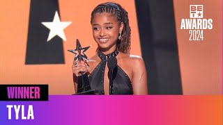 Tyla Takes Home Her Second Award Of The Night This Time For Best New Artist  BET Awards 24 [upl. by Malley808]