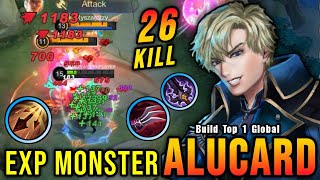 26 Kills New Alucard Exp Lane Build INSANE LIFESTEAL  Build Top 1 Global Alucard  MLBB [upl. by Ajam]