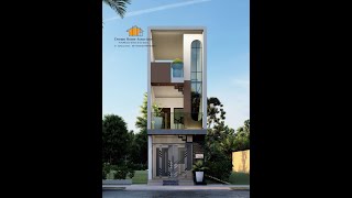 10 FEET FRONT MODERN ELEVATION [upl. by Ehudd]